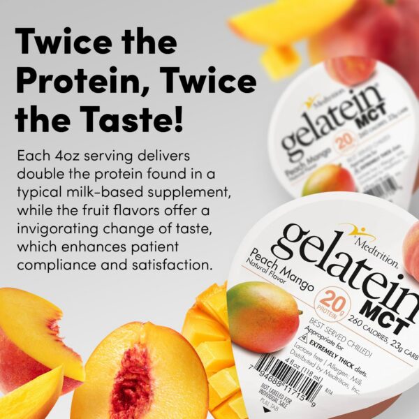 Frasco Gelatein MCT en vista lateral