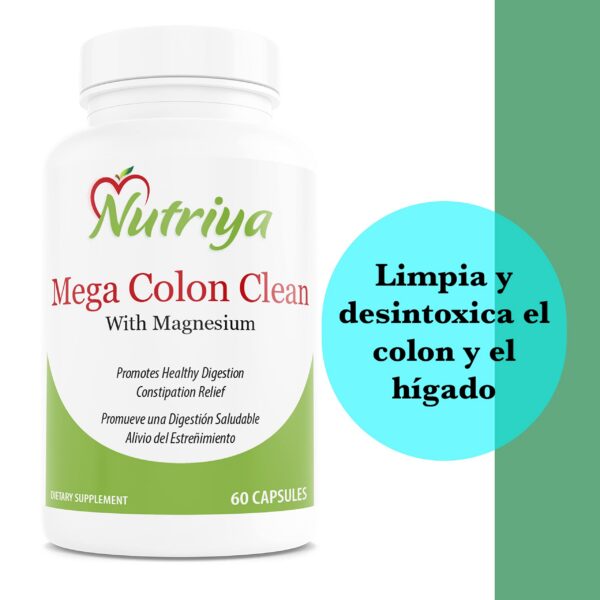 Mega Colon Clean salud colon y función intestinal 60 cápsulas
