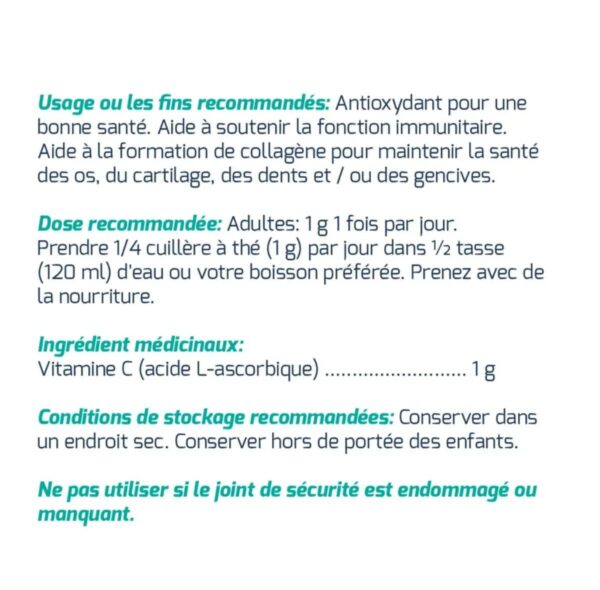 Contenido interno y tapa del envase