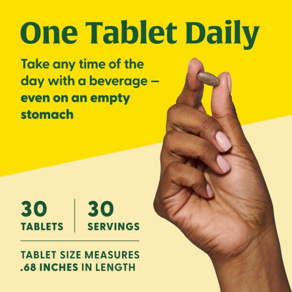 Version 1.0.0 Frasco Blood Builder sobre fondo neutro