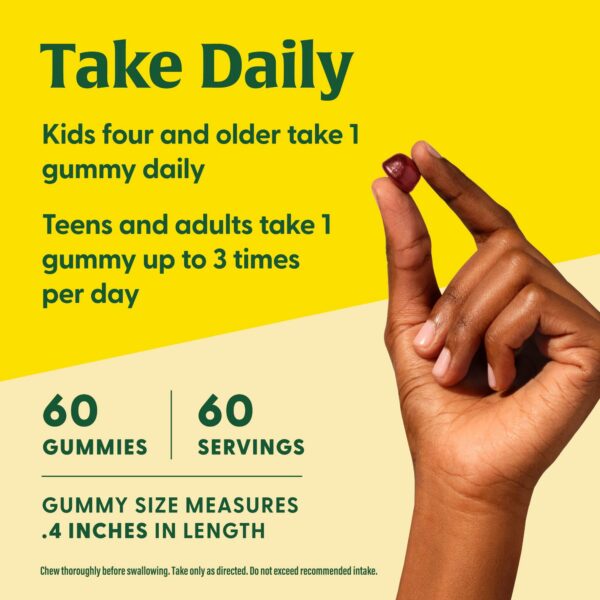 Frasco/caja con 60 gomitas de hierro