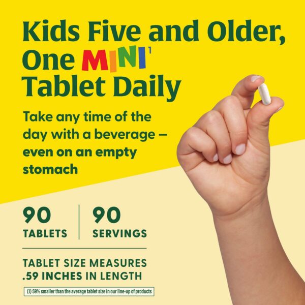 MegaFood Kids envase y etiqueta suplementaria de vitaminas b