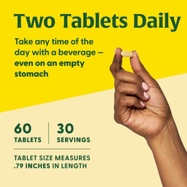 MegaFood multivitaminas para mujeres 40+ presentación