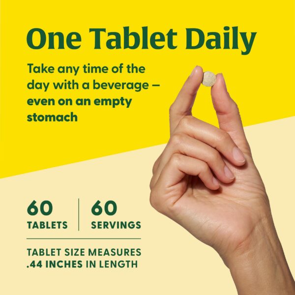 Tabla de información nutricional MegaFood