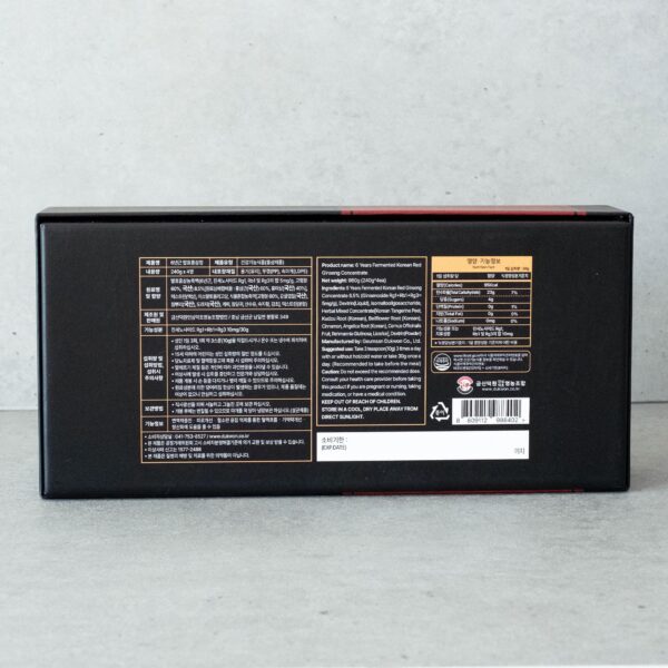 Mejora biodisponibilidad ginseng rojo coreano fermentado