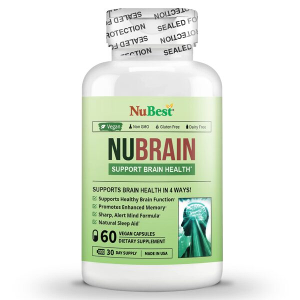 Version 1.0.0 Mejora cognitiva natural NuBrain nootrópico vegano