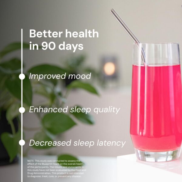 Mejora enfoque con Longevity Mix Blueprint Bryan Johnson