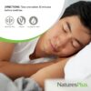 Melatonina tableta acercamiento Natures Plus 3mg suplemento