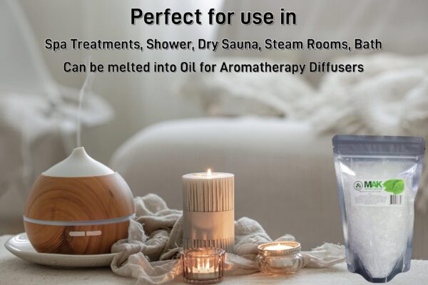 Version 1.0.0 Menthol crystals en estado sólido