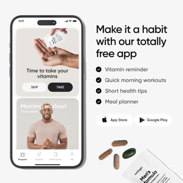 Version 1.0.0 meOrigin vitaminas con magnesio y tiamina para hombres