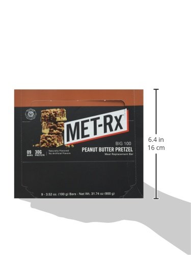 Conjunto de 9 barras MET-Rx Big 100