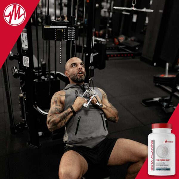 Etiqueta nutricional Beta Alanina Metabolic