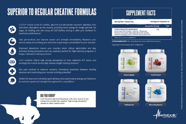 Disolución en polvo CGP Creatina