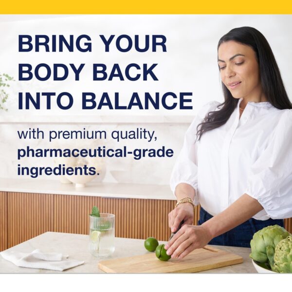 Botella en estante de suplemento