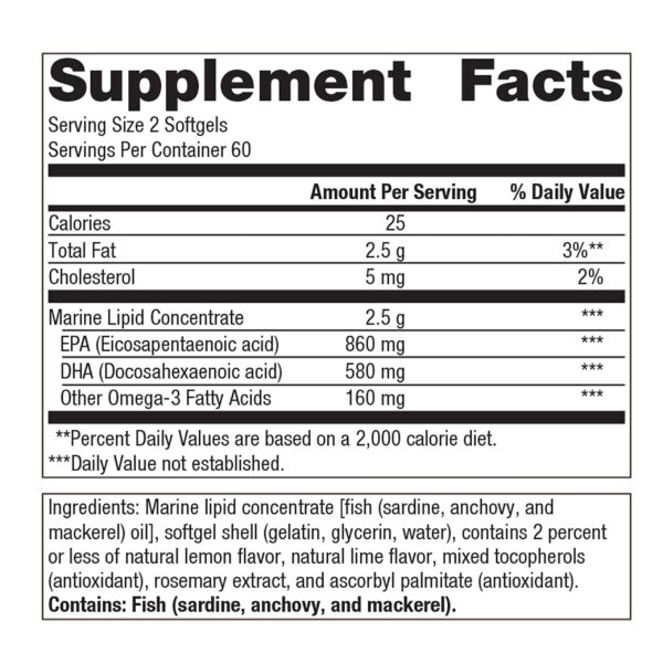 Etiqueta EPA-DHA 720