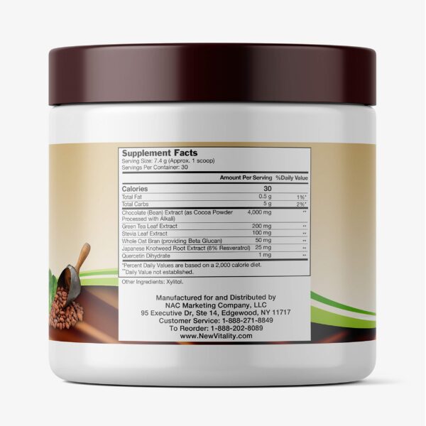 Mezcla de Coco Complete en vaso para bebida nutritiva saludable