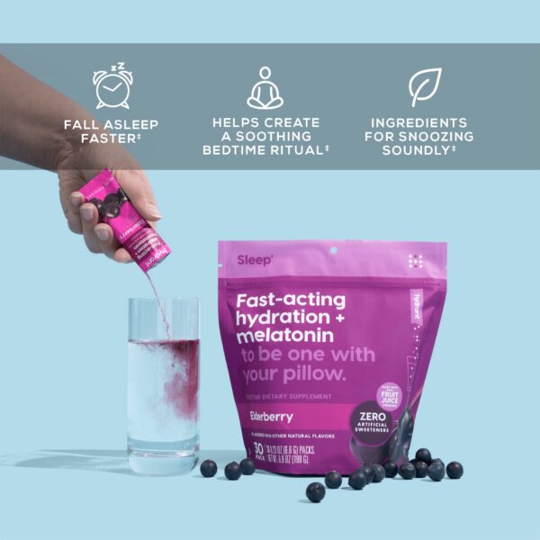 Mezcla de electrolitos y minerales en polvo Hydrant Sleep