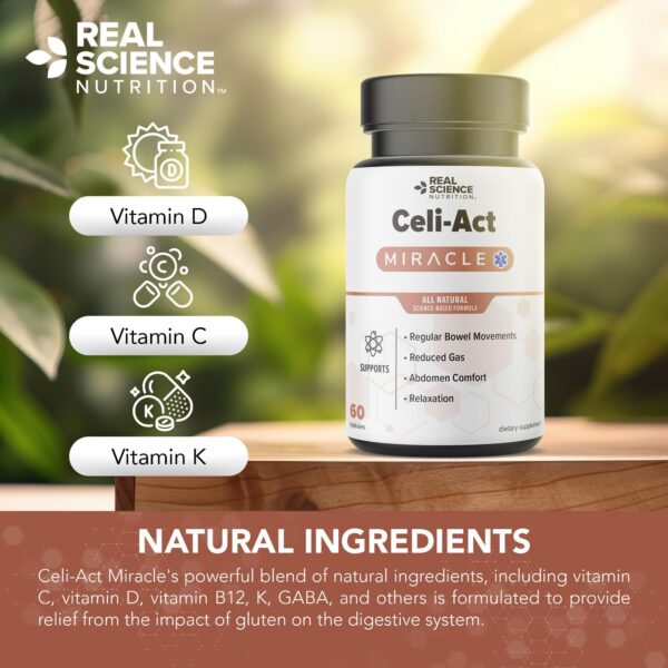 Mezcla de ingredientes naturales para salud intestinal celíacos