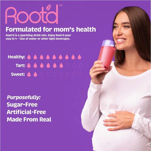 Mezcla de multivitaminas y superalimentos Root'd para embarazo