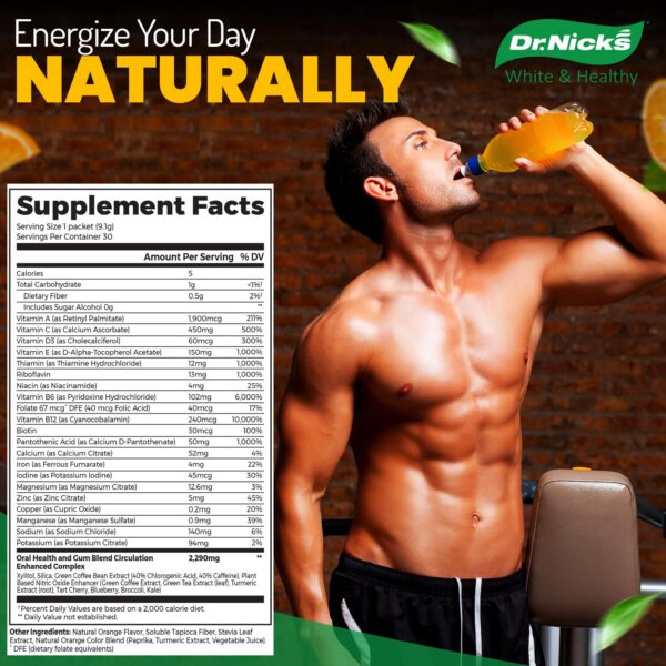 Version 1.0.0 Mezcla oral probiótica y colágeno Dr. Nick's multivitaminas