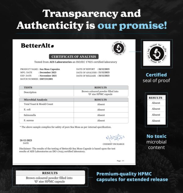 Mezcla poderosa de Better Alt Musgo Marino