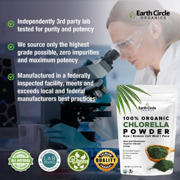 Version 1.0.0 Mezcla en polvo orgánico Earth Circle Organics 4 oz x 2