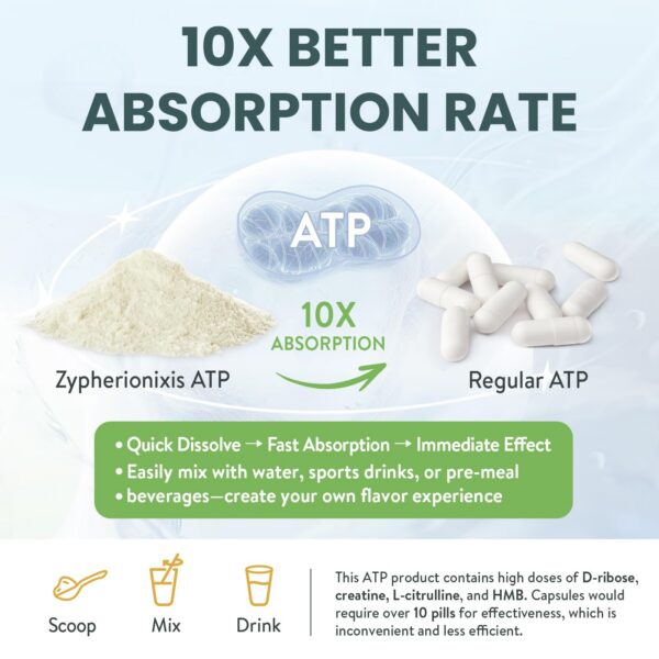 Mezclas Zypherionixis suplemento en polvo para energía
