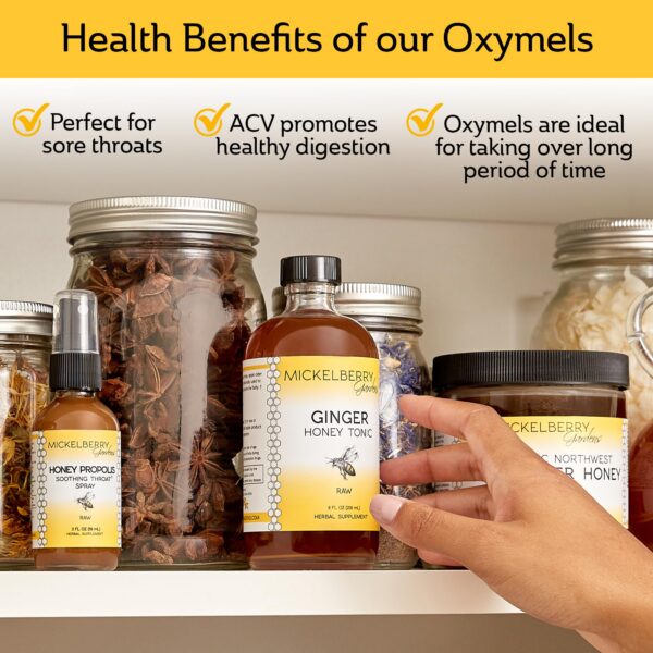 Miel cruda y jengibre organic spray inmunidad y digestión