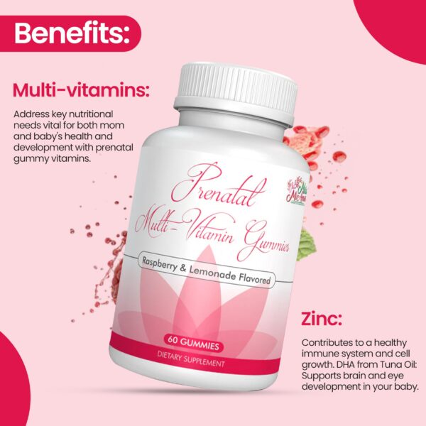 Vista lateral del envase Mila Miamor Prenatales