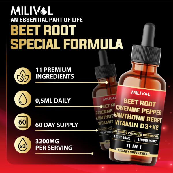 Etiqueta de ingredientes MILIVOL 11en1