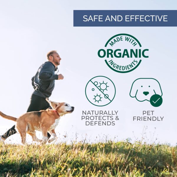 Vista lateral de la botella Miracles of Health