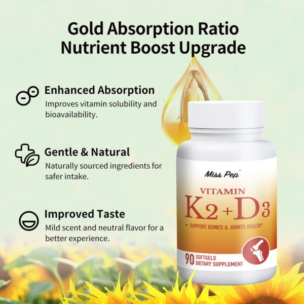 Cápsula de color dorado Miss PEP