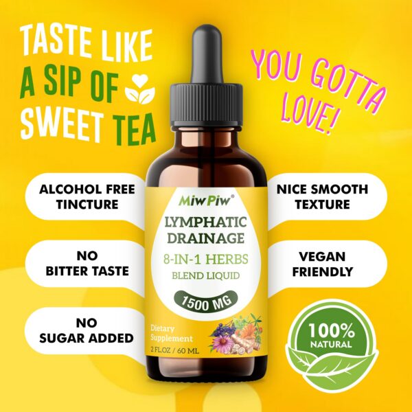 Miw Piw gotas botella y caja para drenaje y masaje linfático