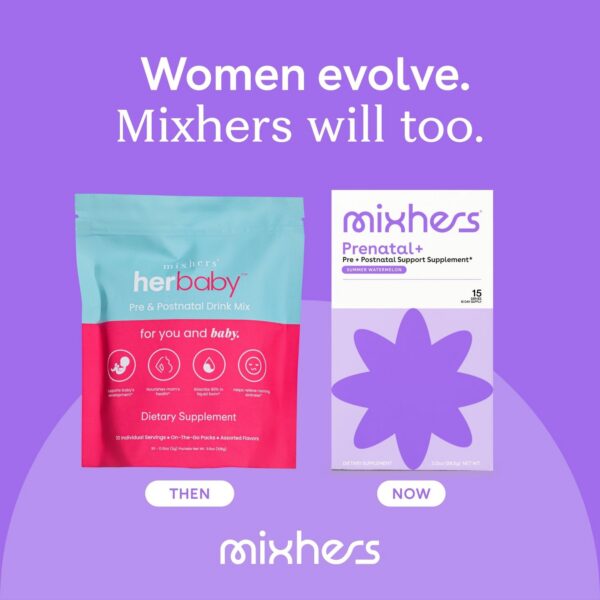 Version 1.0.0 MIXHERS Prenatal+ envase y sorpresas