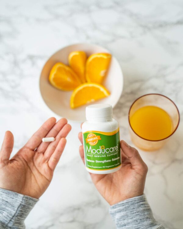 Moducare 180 cápsulas vista frontal