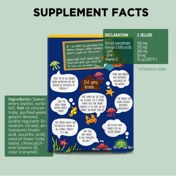 Omega-3 envase y cápsulas detalle