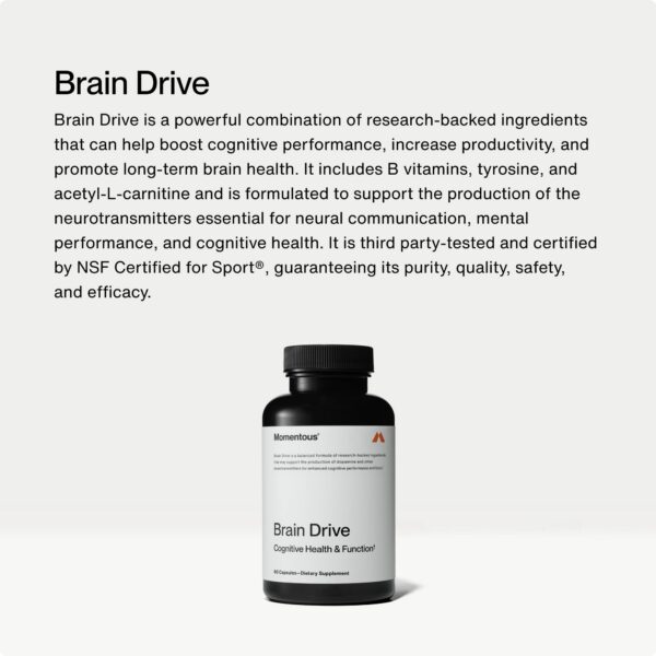 Frasco Brain Drive con tapa