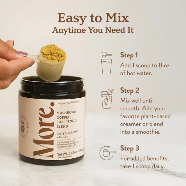 Sabor mocha del producto