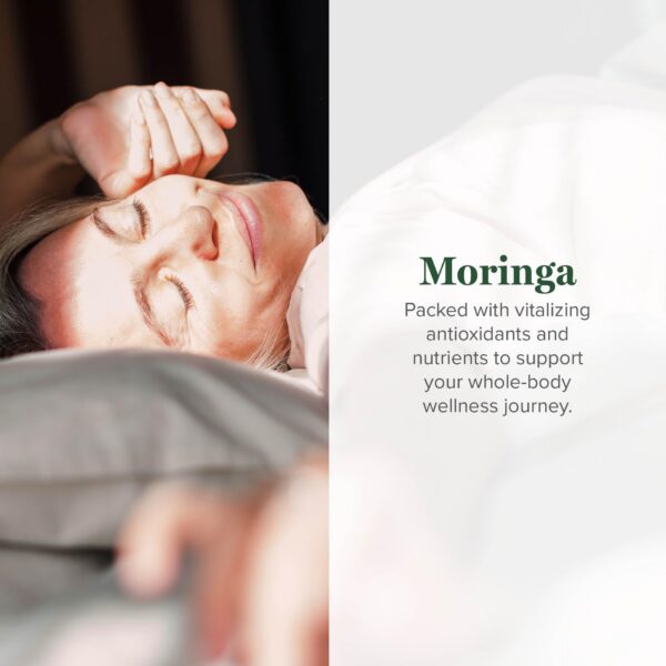 Moringa gotas frasco