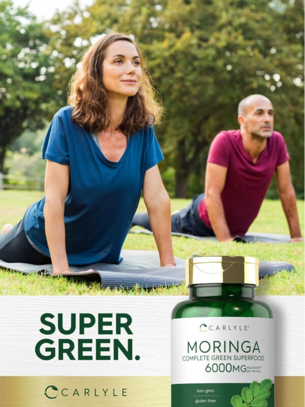 Moringa oleifera en cápsulas para bienestar y energía