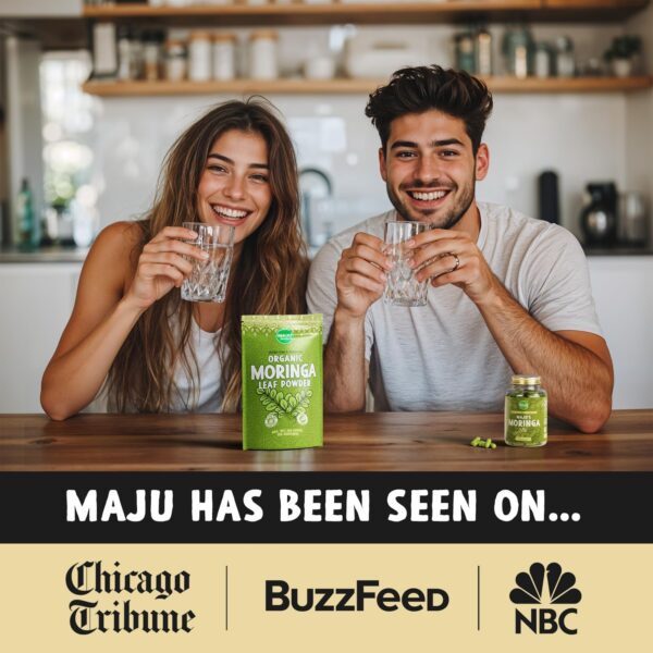 Moringa orgánica en cápsulas por Maju Superfoods