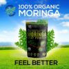 Envase con bolsa de cierre resellable moringa