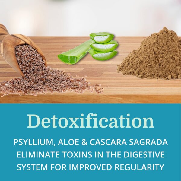 Tabletas Morter HealthSystem AlkaCleanse con psyllium y hierbas