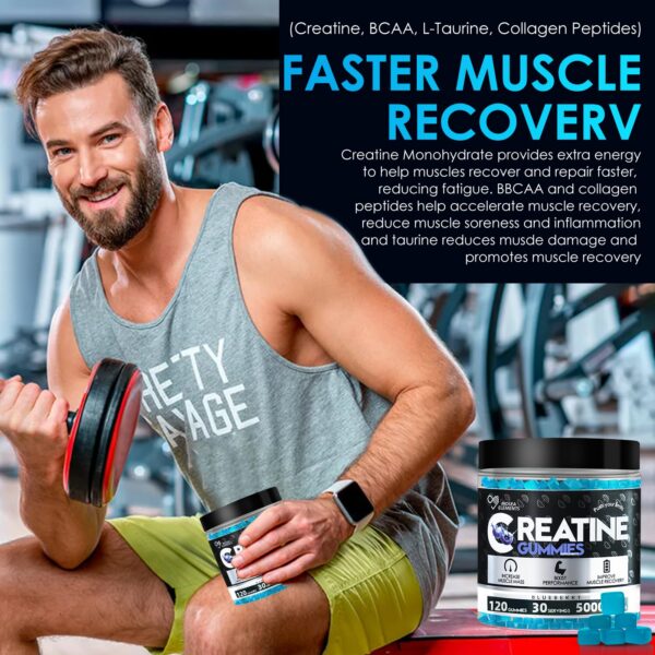 Version 1.0.0 Frente del envase MOSEA ELEMENTS Creatine Monohydrate Gummies