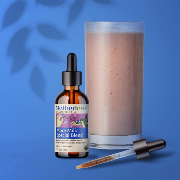 Imagen botella frontal suplemento herbal Motherlove More Milk lactancia