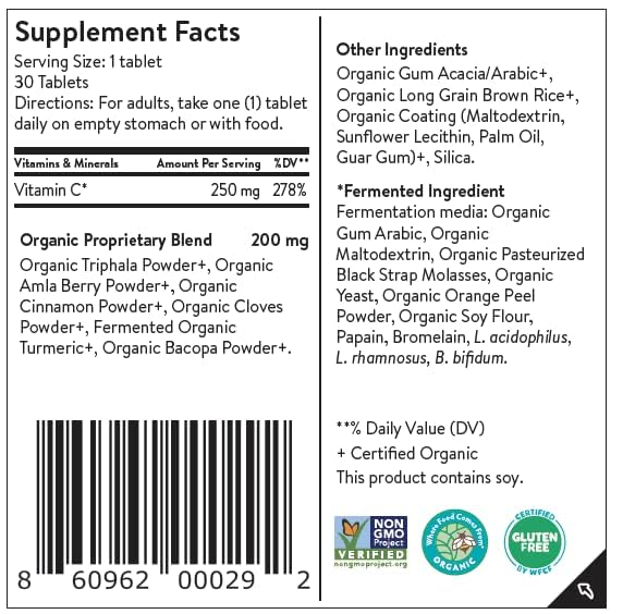 Contenido para 30 días Movita Vitamina C