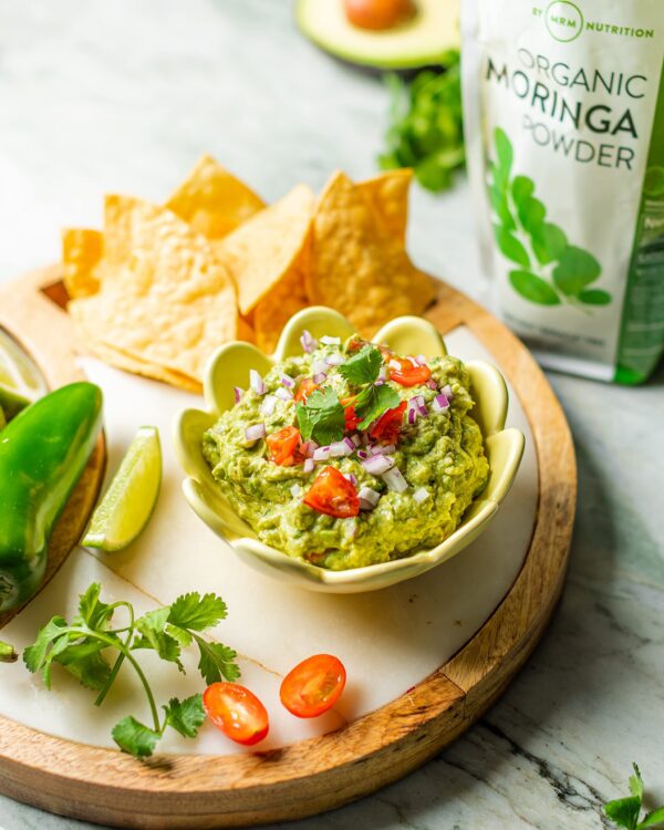 MRM Moringa polvo etiqueta color