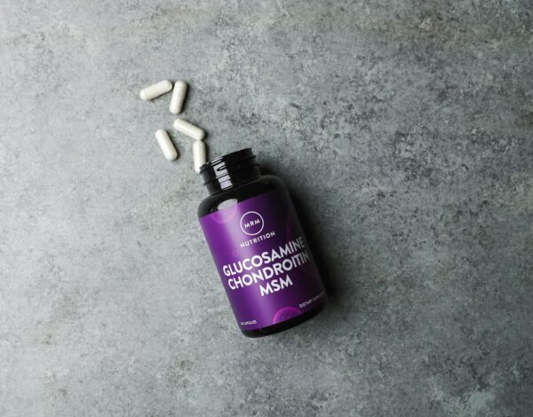 Vista lateral del frasco