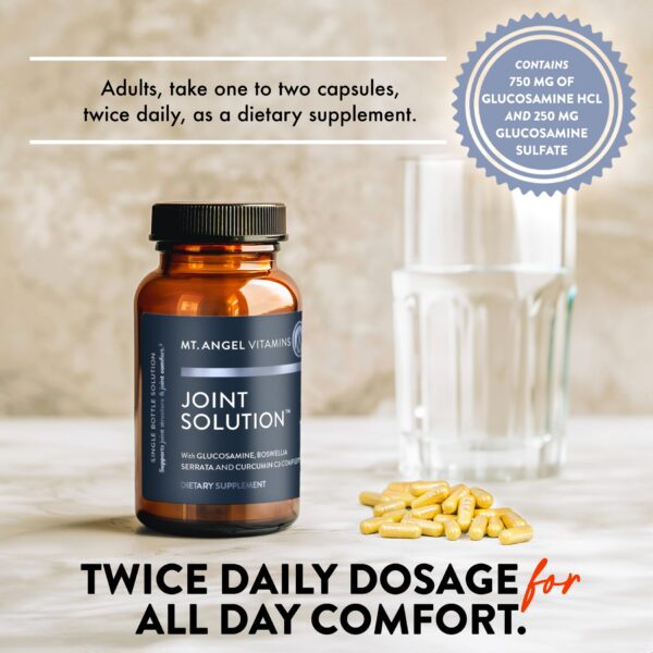 Suplemento Mt Angel Vitamins fórmula triple potencia para articulaciones