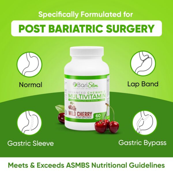 Multivitaminas BariSlim para pacientes con cirugía bariátrica